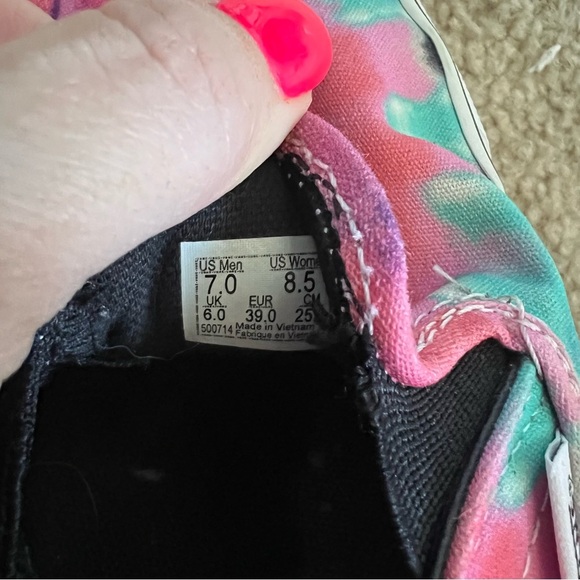 Vans Grateful Dead Tie Dye Slip On Sneakers 8.5 - Picture 2 of 6